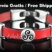 Jewelry - Celtic Leather Bracelet - Personalized - Handmade - Gift - Women - Men - Triskele- Triskelion - Choose your leather