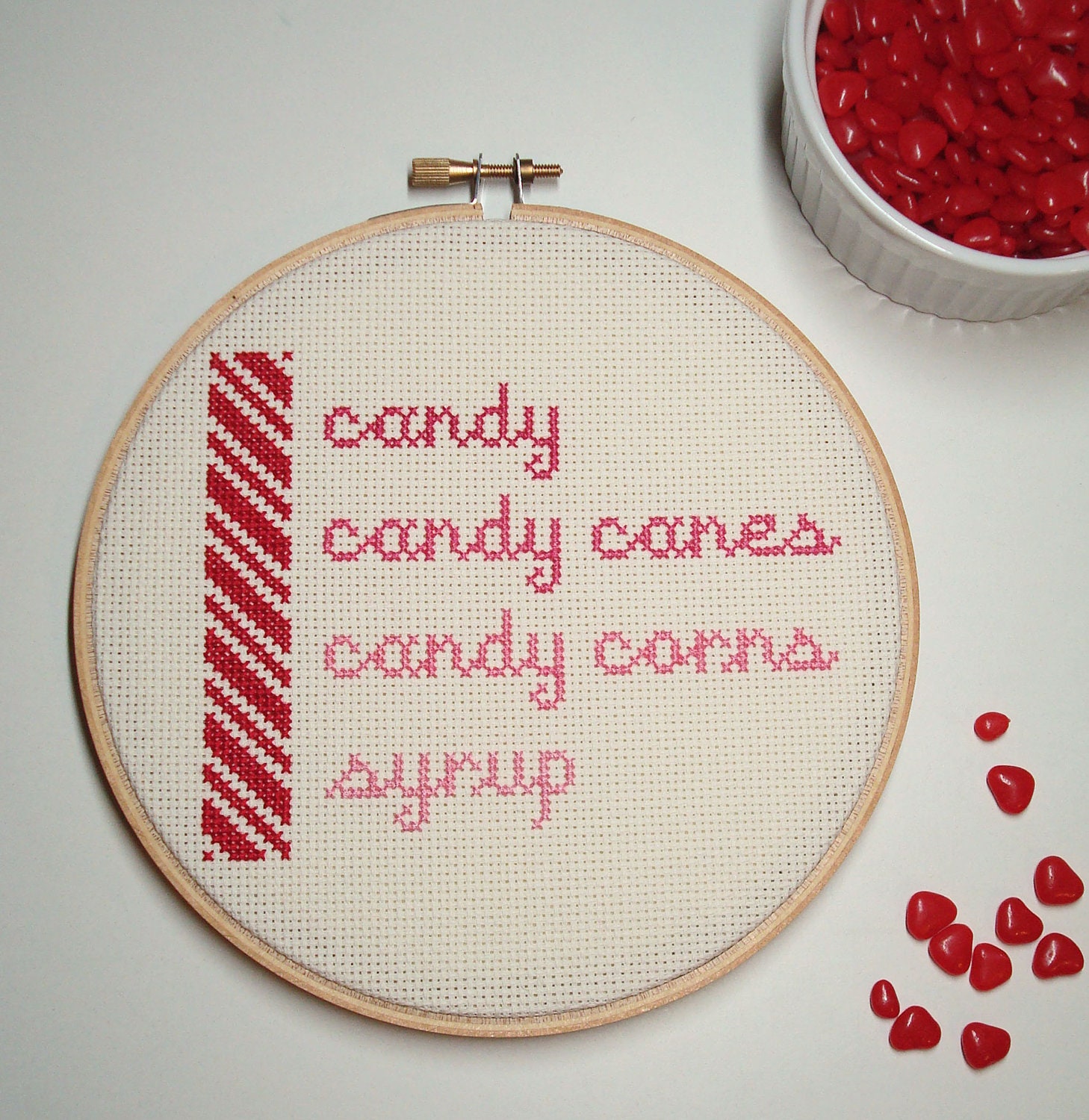 Cross stitch quote from Elf