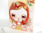 Fairy Card Greeting Card Butterflies