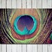 Peacock feather photograph - metallic - peacock wall art - peacock decor - dreamy - whimsical - peacock feather - unique 8x12 metallic