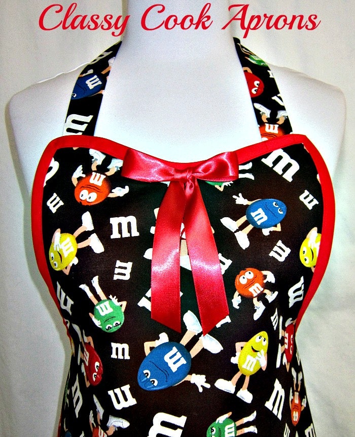 Apron Chocolate M&M, Candy Characters, Party Hostess, Fun Kitchen Gift