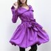 Rose Red Hooded Jacket Fluffy Artificial Suede Leather Hoodie Spring Trench Coat Autumn Coat long sleeves custom Women Tunic - NC266