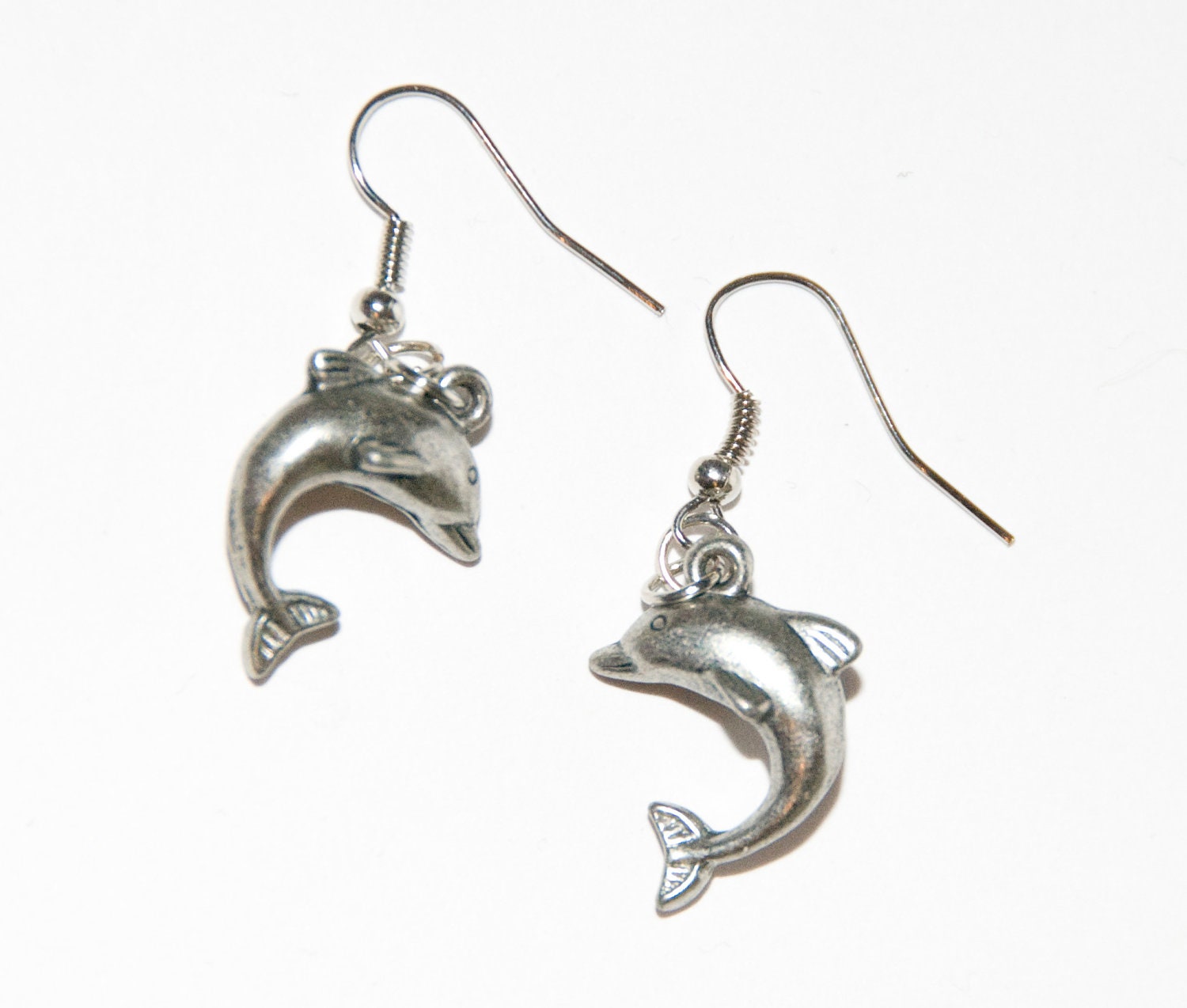 Silver Dolphin Earrings 10% of this sale will go to Sea Shepherd Conservation Society