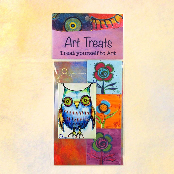 Owl Art Treat