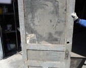 Reclaimed Vintage Antique Glass Panel Entry Door