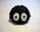 Felted Soot Sprite From Spirited Away (Set of three)
