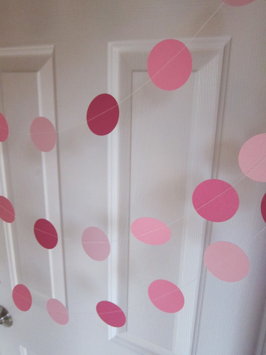 Pink Garland, Birthday Garland, Baby Shower Decorations, Weddings, Bridal Shower Decorations