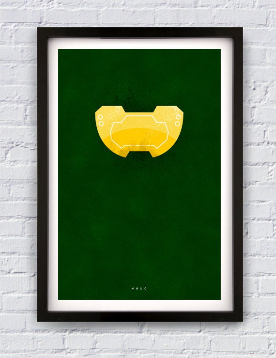 Halo inspired print 11X17"