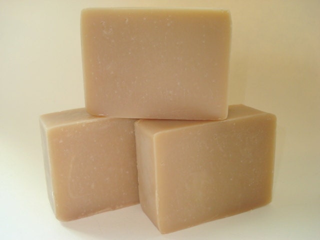 Milk & Honey soap. Handmade, cold process soap made in Connecticut. Light, fresh, and clean scent.