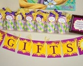 TANGLED Inspired Bunting, Tangled GIFTS  Banner -  RAPUNZEL Girls Birthday Party - Girl Tangle Princess -  Krown Kreations & Celebrations