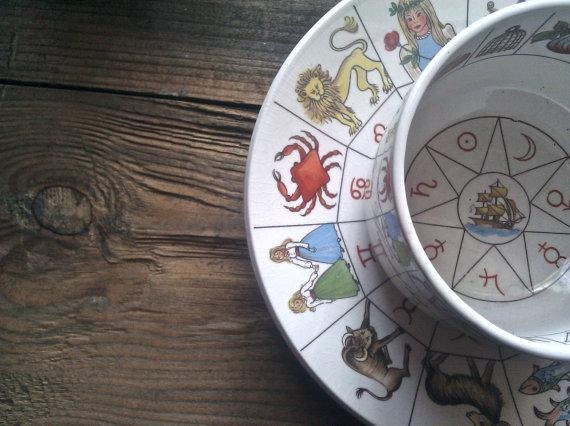 The Taltos Fortune Telling Teacup and saucer