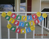Lego Happy Birthday and Name Banners