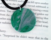 Green and Silver Ambitious Wizard Necklace - Geek Chic Jewelry