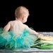 Teal Cloth Diaper Tutu - Matches BumGenius Colors - Perfect Photography Prop for Newborn Infant Baby Toddler Girl