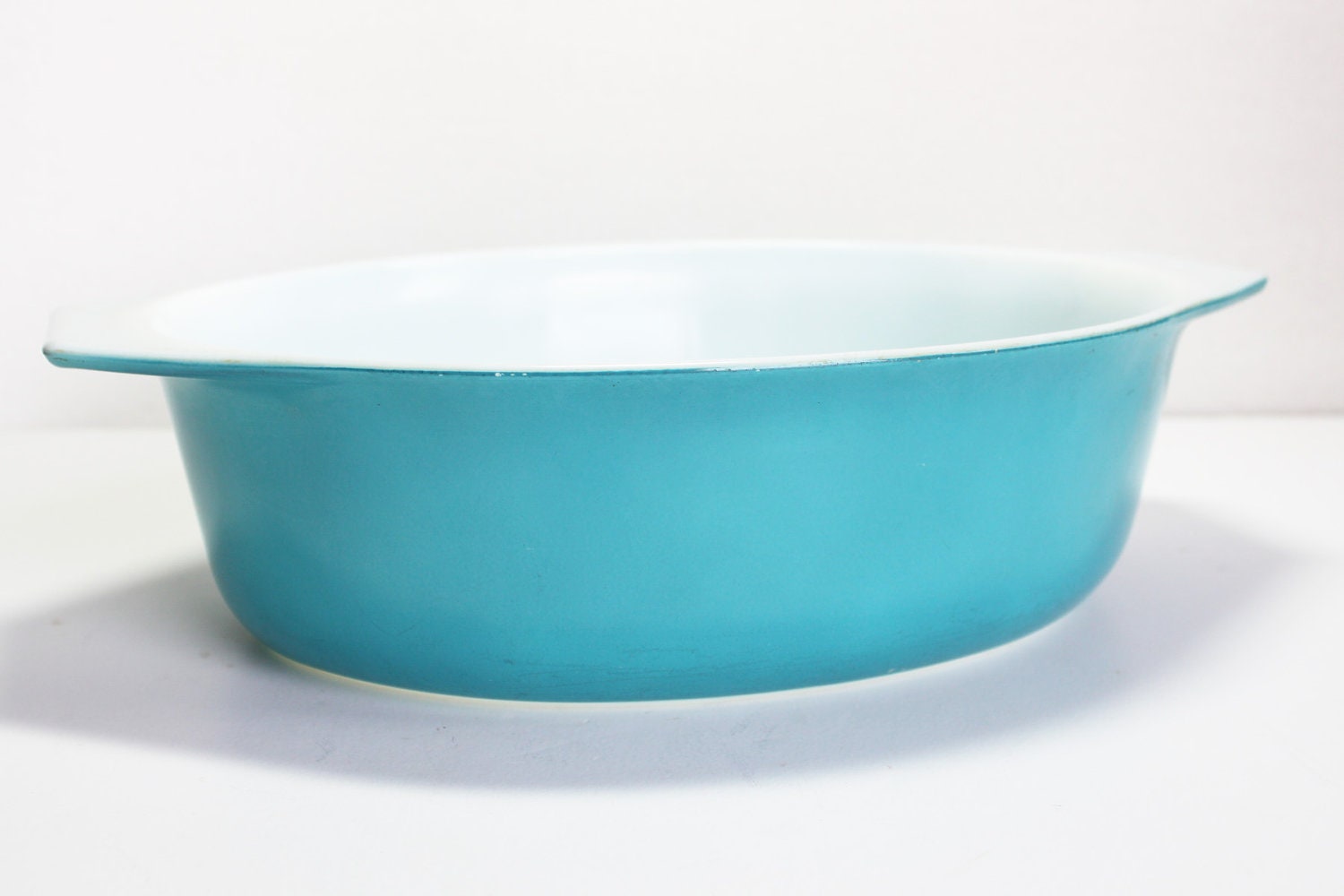 Pyrex Primary Blue Large Casserole Dish w/out lid by ItsStillLife