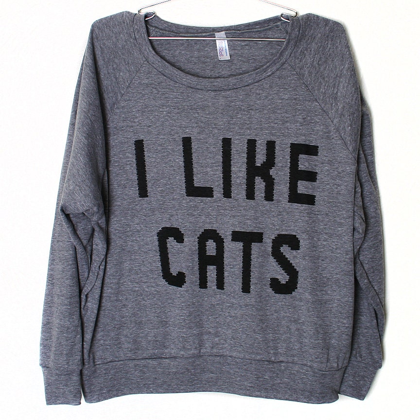 I Like Cats Raglan (Select Size)