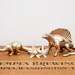 Reserved for Sue // vintage brass set of four dinosaur figurines