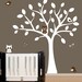 Childrens white tree decal