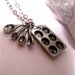Muffin Pan Cupcake Necklace With Spoon Charm