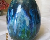 10 cm height handmade Egg - holiday gift - for easter & spring - ooak home decor - epl,123team,SHOPSTEAM,TT TEAM,crazyadsteam,etsypromoteam