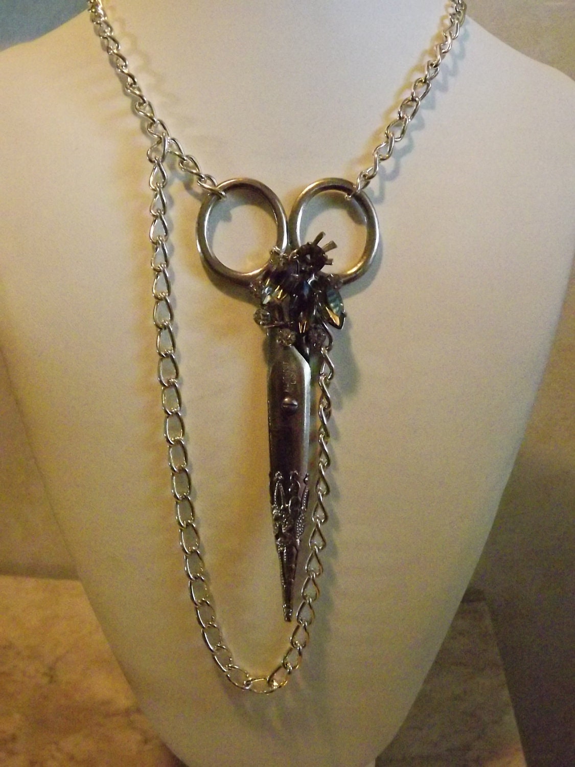 Running with Scissors 3, Steampunk Necklace
