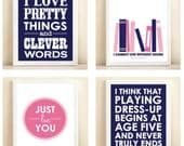 The Pink and Navy Collection