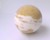 Bath Bomb Vanilla Supreme Mega Size by ZEN-ful, Bath Bomb All Natural, Gift Ideas, Vanilla Bath Bomb, 5.5 oz