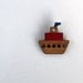 Little Love Boat brooch