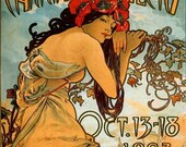 Great ART NOUVEAU Ad Print