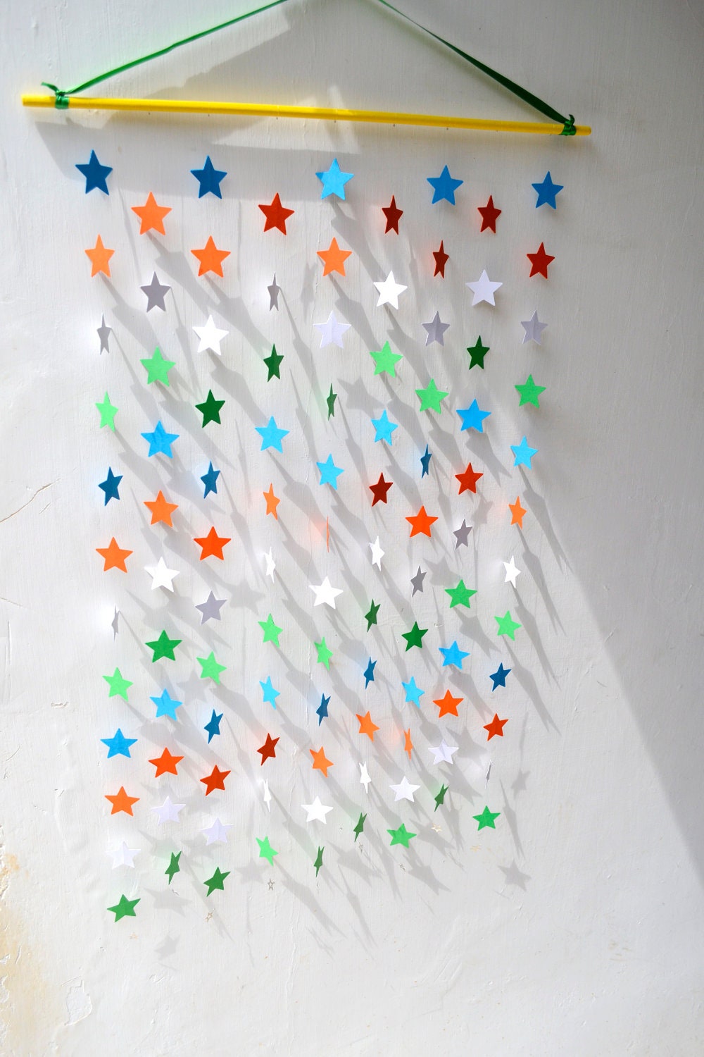 Reach for the Stars - Large Star Mobile / Wall Hanging / Baby Boy / Boy's Room / Baby Shower / Playroom / Birthday