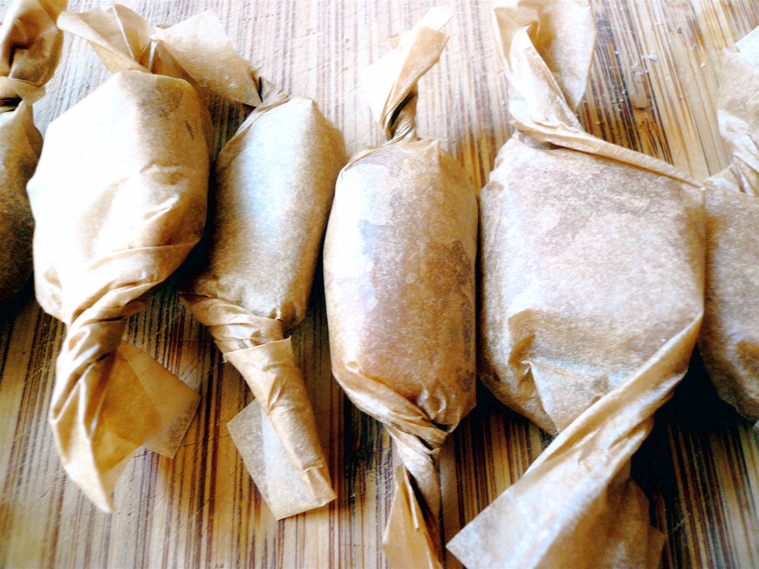 Bulk Caramels, Party Time--100 individually wrapped, fleur de sel vanilla caramels