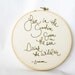 Made to order - Live in the sunshine, swim in the sea, drink the wild air - quote embroidery hoop