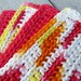 Handmade Crochet Dishcloths - Tropical Fruit & Watermelon: Set of 4