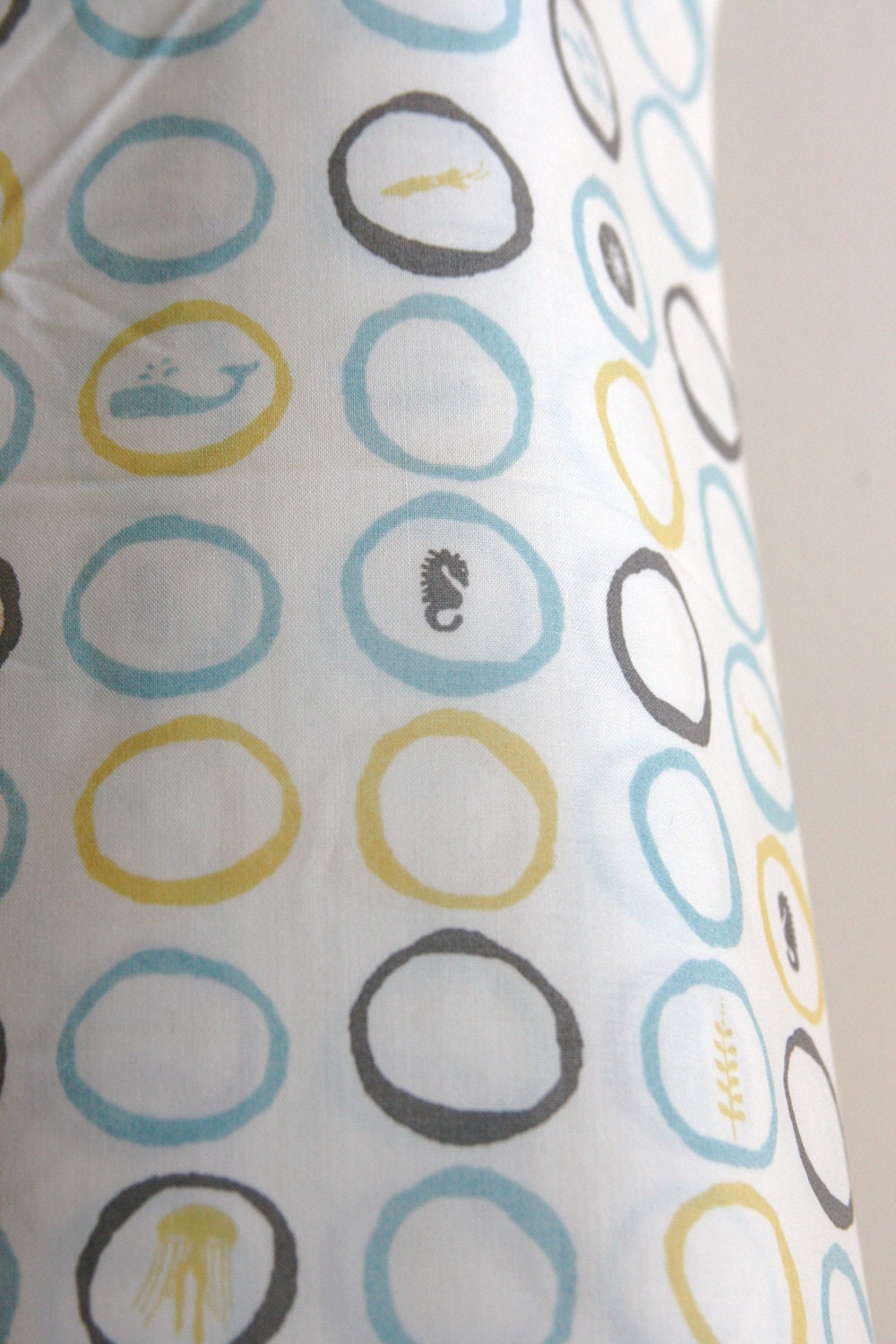 Organic "Bubble Life" from Storybeok Two Collection by designer Jay-Cyn from Birch Fabric - ONE YARD