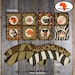 Safari Party - Jungle Safari Birthday Party - Cupcake Toppers & Cupcake Wrappers - Customized Printable (Wild Animal, Zoo, Africa, Vintage)