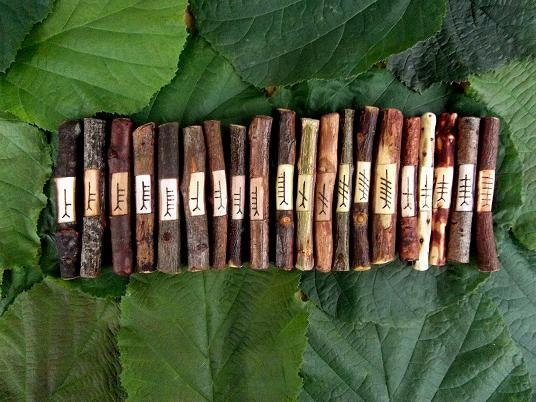 Ogham Set, Corresponding Oghams, Celtic, Druid, Divination, Witchcraft, Occult