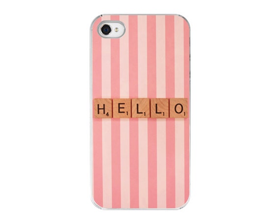 Whimsical iPhone 5 hardcover case - iPhone 5 photo cover 'Hello' Fine Art Photo - Pink iPhone Cover - ZoeWithLove