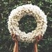 Burlap Wreath-White