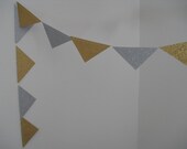 Glitter Garland in Gold and Silver