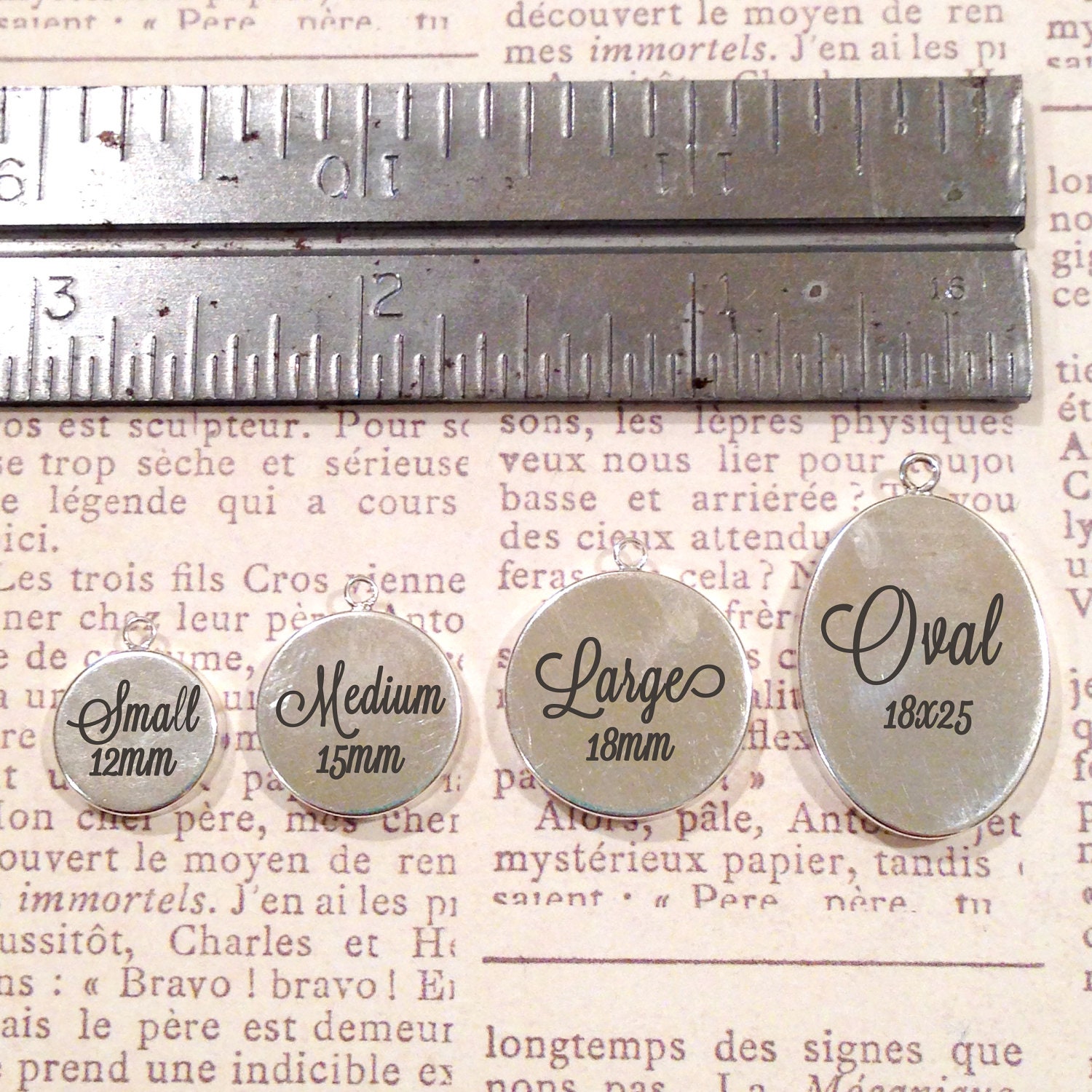 1 Medium Sterling Custom Child or Pet Silhouette Necklace for Mother or Grandmother