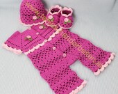 Orchid Baby Outfit Crochet Pattern