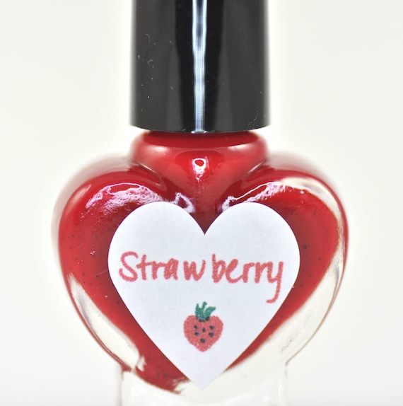 Strawberry Nail Polish 5ml Mini Bottle