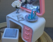 Barbie Doll House VANITY VIGNETTE Room Furniture & Accessories Bedroom