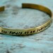Galileo Quote Cuff