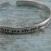 Live the Life You Imagine Cuff