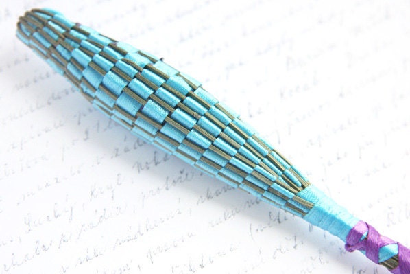 Organic Lavender Wand - Tiffany Blue and Purple