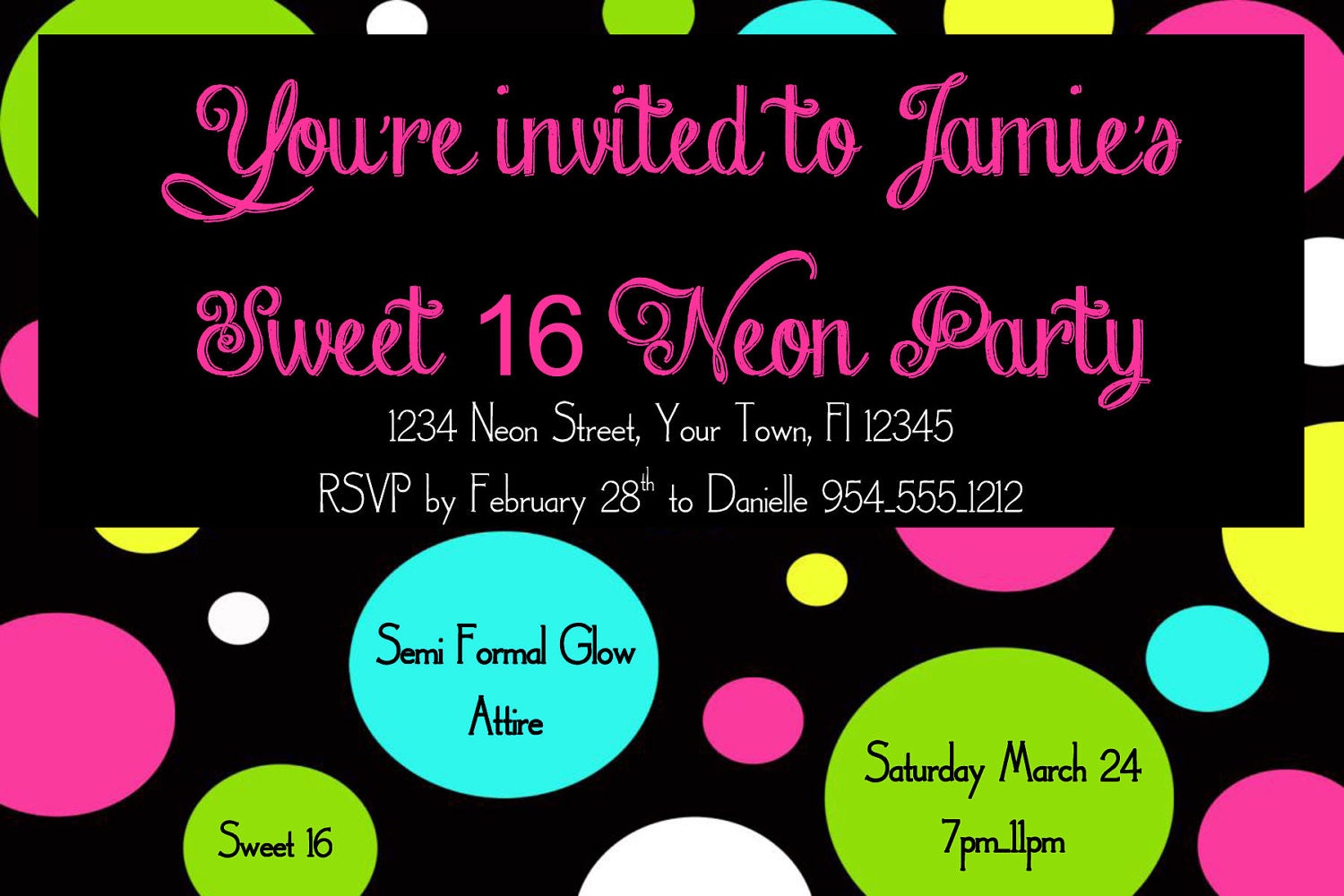 16 Birthday Party Invitations Templates