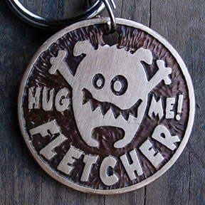Dog Tag, Hug Me Pet Tag, 1 inch