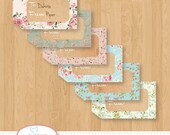 Vintage Floral Gift Tags Printable