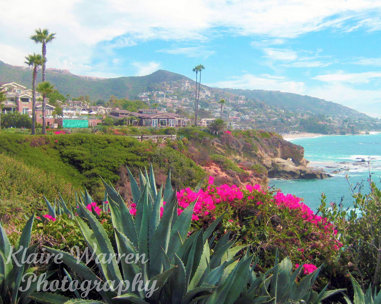 Aliso Beach, Laguna Beach, California Photography Print By Klaire Warren 8X10 Matted 11X14 Inspirational Artwork for the Home